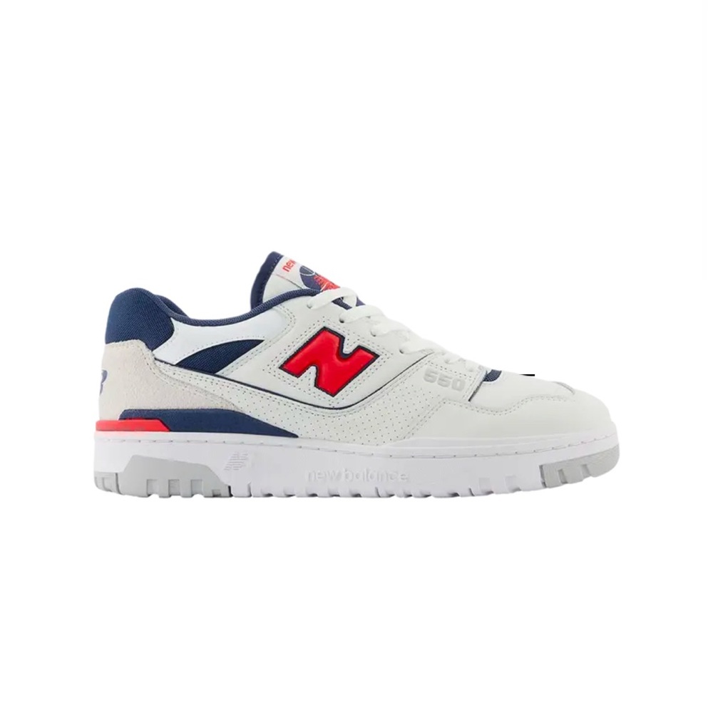 New balance 550 
Red, white, blue